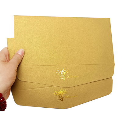 چاپ پاکت های کاغذی مینی کرافت طلا برای ارسال بسته بندی