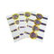 کاغذ مصنوعی چسب برچسب فویل داغ مهر زنی نشان سفارشی چاپ شده است