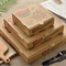بسته بندی ظروف جعبه پیتزا راه راه کارتن چاپ شده