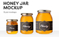 برچسب شخصی شده شیشه عسل ضد دستکاری برای بسته بندی مواد غذایی