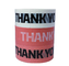 نوار چسب OEM Bopp Pink تشکر از شما برای بسته بندی مواد غذایی برای آب بندی جعبه