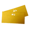 پاکت کاغذ کرافت نارنجی مانیل به صورت سفارشی با آرم یا رشته چاپ شده است