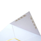 لوگوی طرح سفید سفارشی پاکت دعوت عروسی با خط لبه فویل طلایی